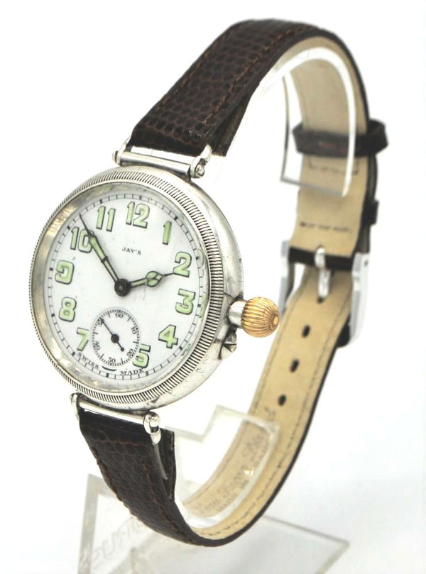 Jay's for Longines Silver Borgel Trench 1916
