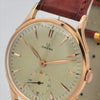 Omega 18ct Pink Gold Manual Wind Dress Watch Omega Buckle 1944