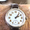 1917 Longines Mappin Campaign Trench Watch in Silver with Enamel Dial