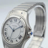 2000 Cartier Santos Ronde Automatic in Stainless Steel on Bracelet with Box and Papers Model 1920-1