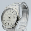 Rolex Oyster Perpetual Datejust in Stainless Steel Model 16234 with Box and Papers Dated 2003