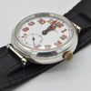 1928 JW Benson London Trench Style Screw Back and Front Silver Dennison Case with Cyma Tavannes Movement