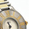 Must De Cartier '21' ladies Quartz Wristwatch in Gold and Steel on Bracelet With Original Box Circa 1990