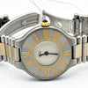 Must De Cartier '21' ladies Quartz Wristwatch in Gold and Steel on Bracelet With Original Box Circa 1990