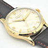 Longines 9ct Gold Dress Watch Model 13322 with Rare Hourglass Dial and Original Box Circa 1957