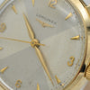 Longines 9ct Gold Dress Watch Model 13322 with Rare Hourglass Dial and Original Box Circa 1957