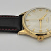 Longines 9ct Gold Dress Watch Model 13322 with Rare Hourglass Dial and Original Box Circa 1957