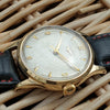 Longines 9ct Gold Dress Watch Model 13322 with Rare Hourglass Dial and Original Box Circa 1957