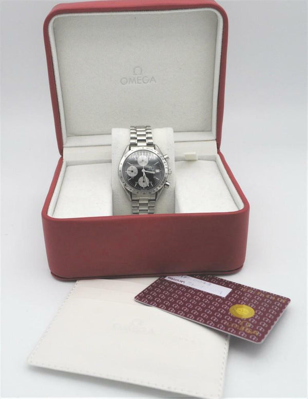 Omega Speedmaster Reduced Model 175.00443 with Box and Book Circa 1994