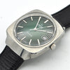 1978 Omega Geneve Automatic Date Model 166.0164 with Green Dial in Stainless Steel with Papers