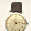 1950 Omega Seamaster Automatic Bumper with Arabic Numerals and Arrow Markers in Stainless Steel Model 2677