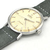 Omega Seamaster Automatic with Linen Dial in Stainless Steel with Omega Buckle and Box 1962