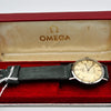 Omega Seamaster Automatic with Linen Dial in Stainless Steel with Omega Buckle and Box 1962