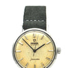 Omega Seamaster Automatic with Linen Dial in Stainless Steel with Omega Buckle and Box 1962