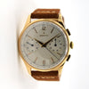 1954 Stunning Oversized Zenith Chronograph 156D 18ct Pink Gold All Original