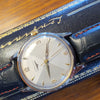 Longines 9ct Gold Dress Watch Model 13322 with Rare Hourglass Dial and Original Box Circa 1957