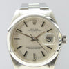 Rolex Oyster Perpetual Date with Satin Silver Dial in Stainless Steel Model 1500 Dated 1971