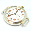 1928 JW Benson London Trench Style Screw Back and Front Silver Dennison Case with Cyma Tavannes Movement