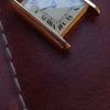 1984 Cartier Ladies Tank Mechanical Manual Wind with Classic Roman Dial and Box & Papers