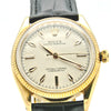 1950s Rolex Oyster Perpetual Chronometer in 18ct Gold Model 6567 with Fluted Bezel and Dagger Markers