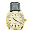 1950s Rolex Oyster Perpetual Chronometer in 18ct Gold Model 6567 with Fluted Bezel and Dagger Markers