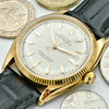 1950s Rolex Oyster Perpetual Chronometer in 18ct Gold Model 6567 with Fluted Bezel and Dagger Markers