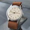 1944 Omega 35mm Military Style Wristwatch Model 2179-3 in Unpolished Stainless Steel Cal. 30T2