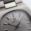 1970s NOS Zenith stainless steel Automatic Pilot Integrated Bracelet graphite dial