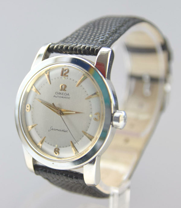 Omega Seamaster Bumper with Two Tone Dial Model 2677 in Stainless Steel 1953