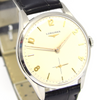 1952 Longines Manual Wind Wristwatch Model 7033 with Honeycomb Dial Cal 12.68z