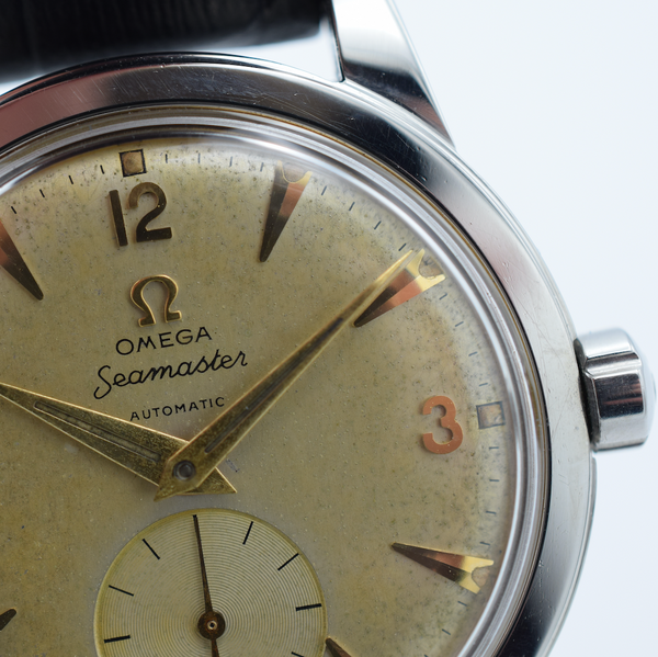 1952 Omega Seamaster Bumper Automatic with Original Dial Model 2576 in Stainless Steel