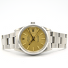 1980-81 Rolex Oyster Perpetual Date Model 15000 in Stainless Steel on Bracelet with Champagne Dial