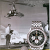 1969 Breitling Navitimer Cosmonaute 24hr Chronograph Pilot's Wristwatch in Stainless Steel Model 809 + Booklet