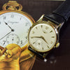 1964 Longines Solid 9ct Gold Dress Watch with Mixed Arrow and Arabic Numerals and Immaculate Dial Model 13322 Caliber 30L