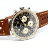 1969 Breitling Navitimer Cosmonaute 24hr Chronograph Pilot's Wristwatch in Stainless Steel Model 809 + Booklet