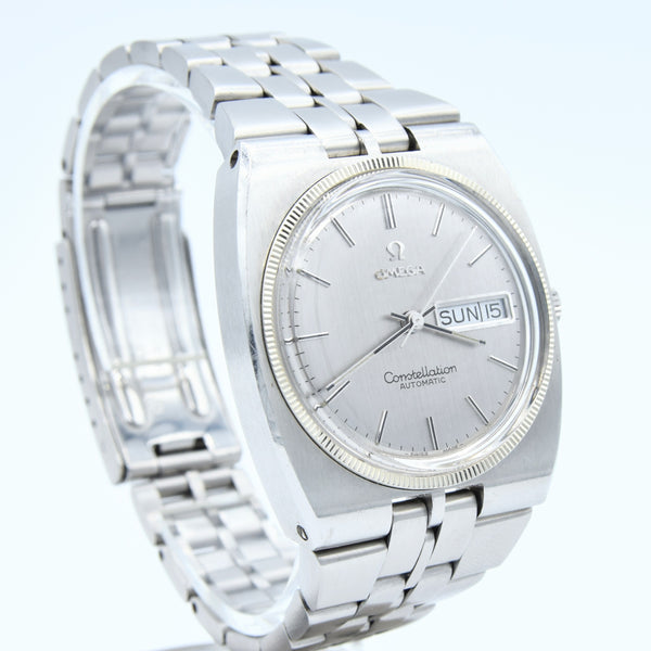 1972 Omega Constellation Automatic Day/Date Model 166.0252 with White Gold Bezel
