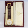 1965 Garrard of London Wristwatch in 9ct Gold with Original Box & Signed Card