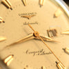 Longines Stunning Gold capped Conquest Calendar Wristwatch Model 9007 - Dated 1959 with Original Box