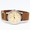 1944 Omega 35mm Military Style Wristwatch Model 2179-3 in Unpolished Stainless Steel Cal. 30T2