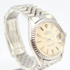 1971 Rolex Oyster Perpetual Datejust with Engine Turned Bezel and Sloped Dial in Stainless Steel Model 1603 with Box