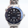 2007 Omega Seamaster Professional 300m Date "GoldenEye" Dive Watch Model 25418000 in Stainless Steel Full Set Box & Papers