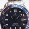 2007 Omega Seamaster Professional 300m Date "GoldenEye" Dive Watch Model 25418000 in Stainless Steel Full Set Box & Papers