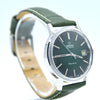 1973 Omega Genève Automatic Date Model 166.0163 with Stunning Rare Electric Green 'Fumé' Dial