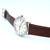 1965 Omega Seamaster Sharp Slim De Ville Model 136.020 with Even Patina Dial 33.5mm