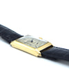 1930s Cyma 'Presidente' La Perla Caracas Rectangular Deco Wristwatch with Arabic Dial in 18ct Gold