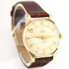 1957 Smiths De Luxe All English 9ct Gold Dress Wristwatch with Arabic Numerals in Mint Condition