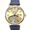 1975 Omega Geneve Automatic Wristwatch - Day Date Model 166.0117 with Silvered Dial
