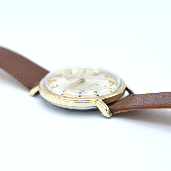 1962 Omega Constellation Auto Date Model 168.004 Wristwatch with Original Dial in Gold Capped Case