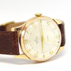 1957 Smiths De Luxe All English 9ct Gold Dress Wristwatch with Arabic Numerals in Mint Condition