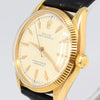 1950s Rolex Oyster Perpetual Chronometer in 18ct Gold Model 6567 with Fluted Bezel and Dagger Markers